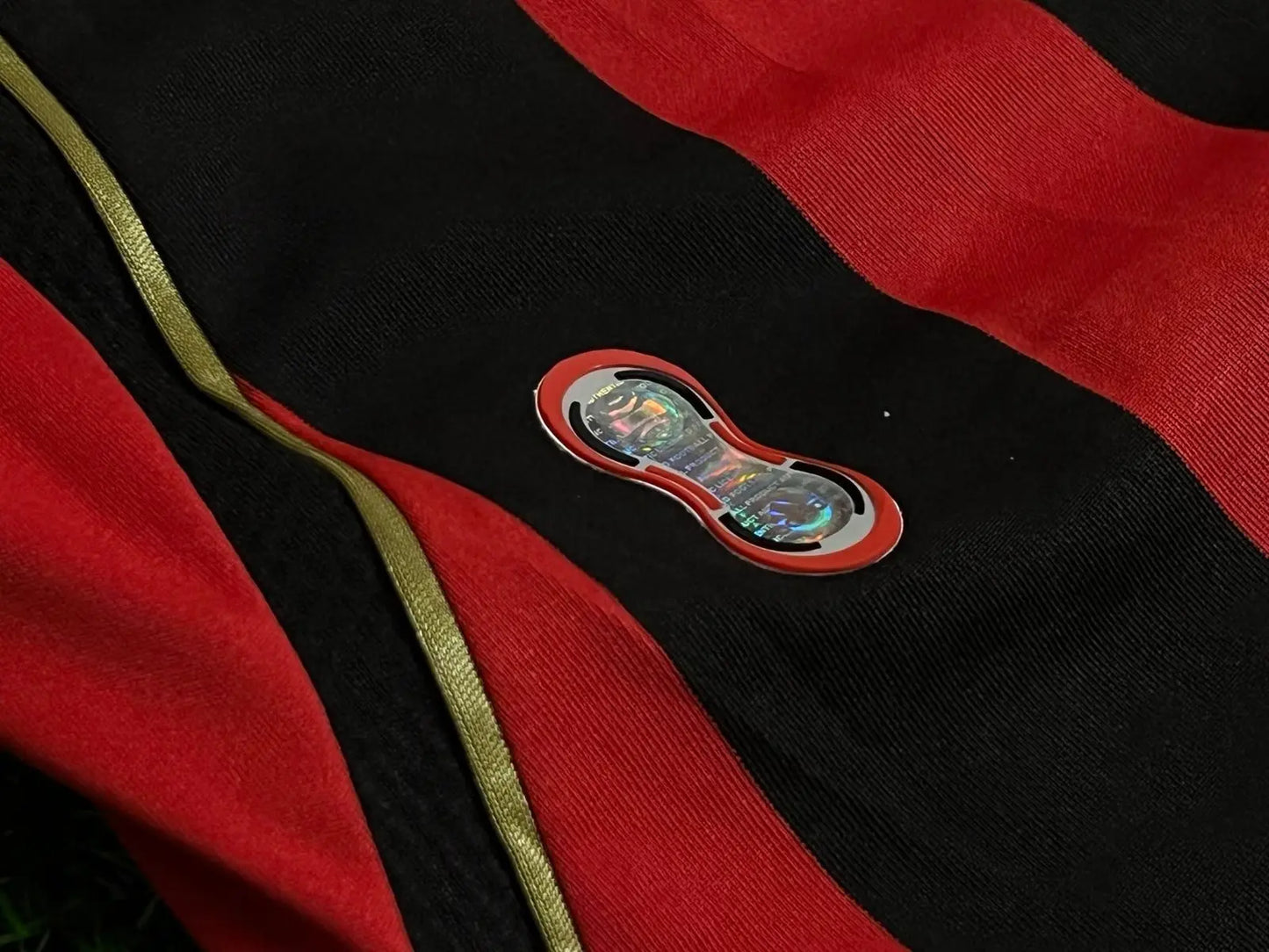 UEFA AC MILAN 0607 RETRO LONG SLEEVES KAKA’ #22 AND MALDINI #10 HOME JERSEY