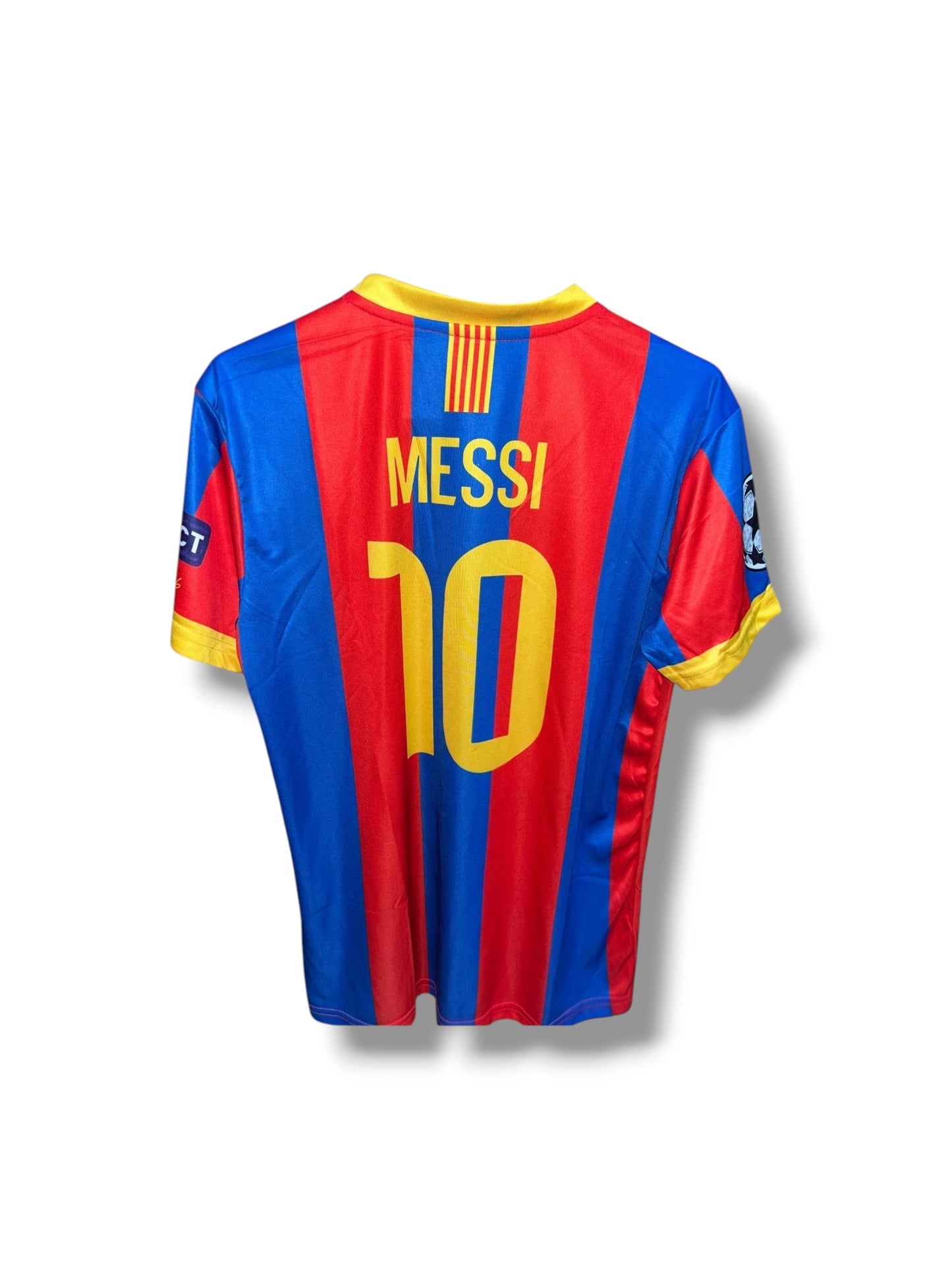 BARCELONA 2011 JERSEY UCL FINAL MESSI & INIESTA.